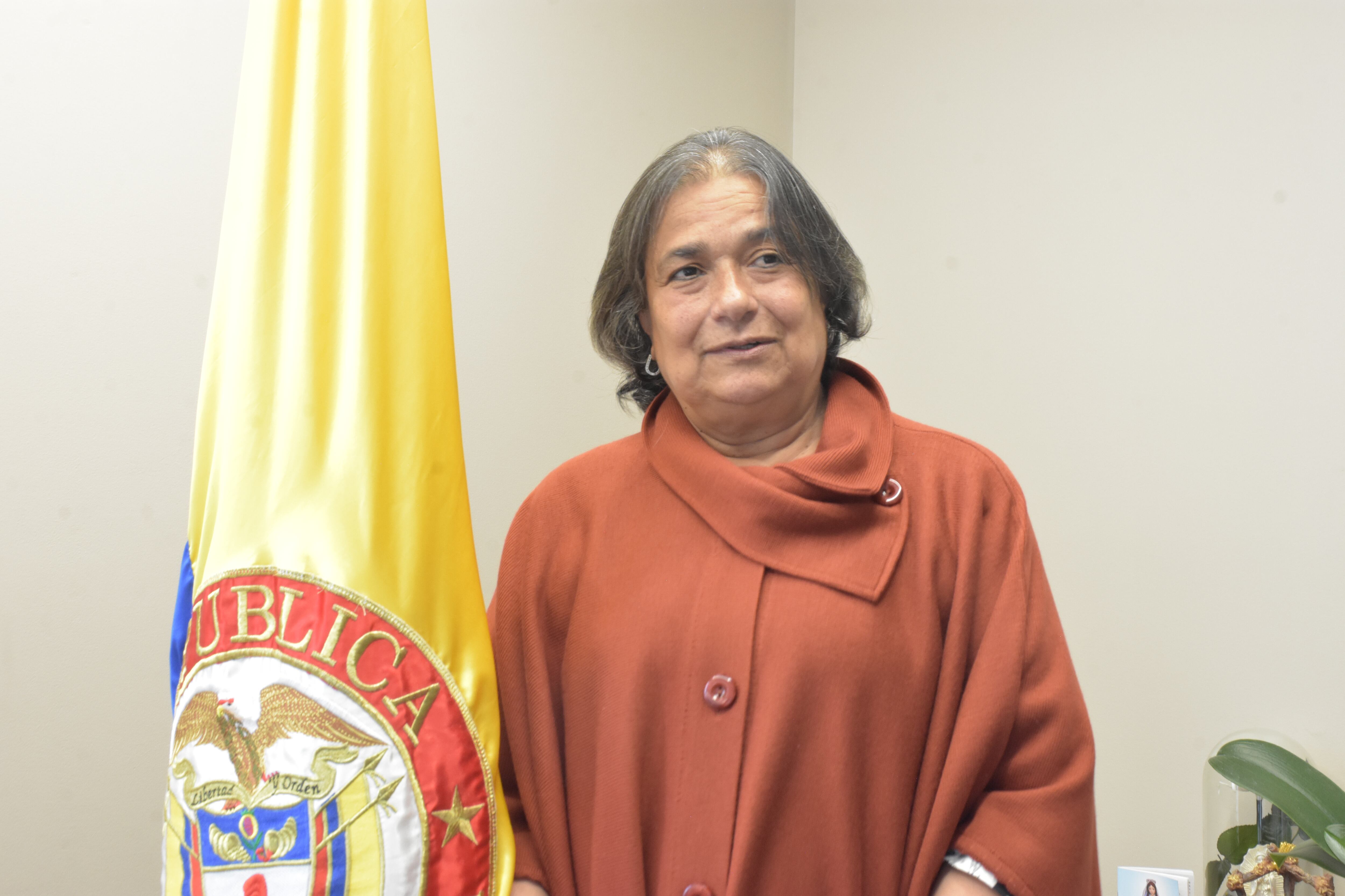 Ayda Lucy Ospina, superintendente de transporte.