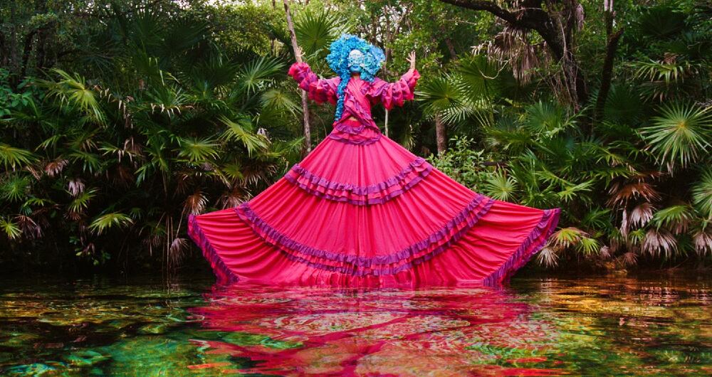 Imagen del sencillo "Agua" de Bomba Estéreo.