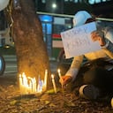 Con velatón pidieron justicia por el presunto caso de abuso sexual que sufrió la mujer que se suicidó en Medellín