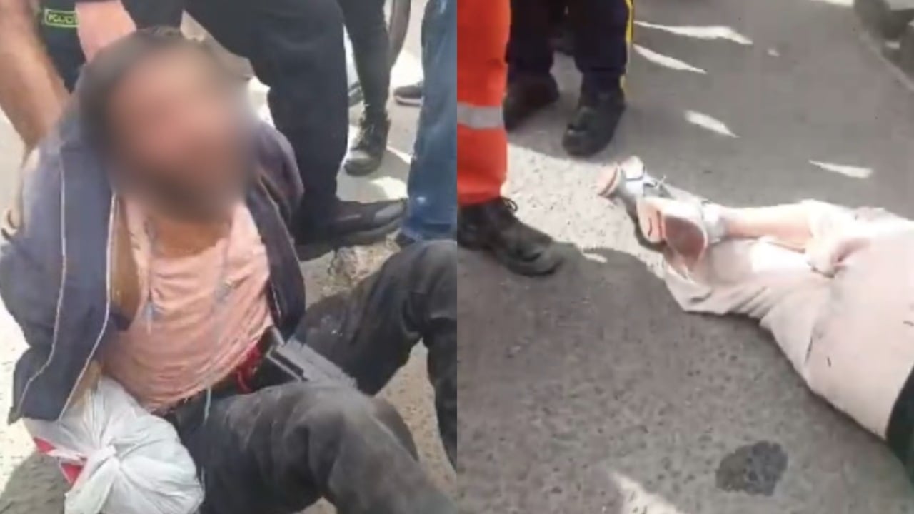 Las autoridades capturaron al victimario en el lugar de los hechos.