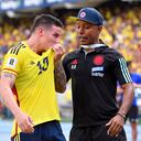 Colombia v Uruguay - James Rodríguez marcó el primer gol.