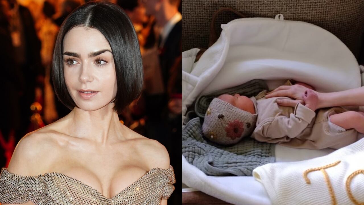 Lily Collins, protagonista de Emily en París se convirtió en madre