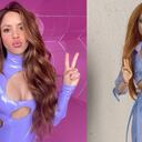 Así se ve Shakira en versión "barbie". Fotos: Instagram @shakira - @popculture.dolls.