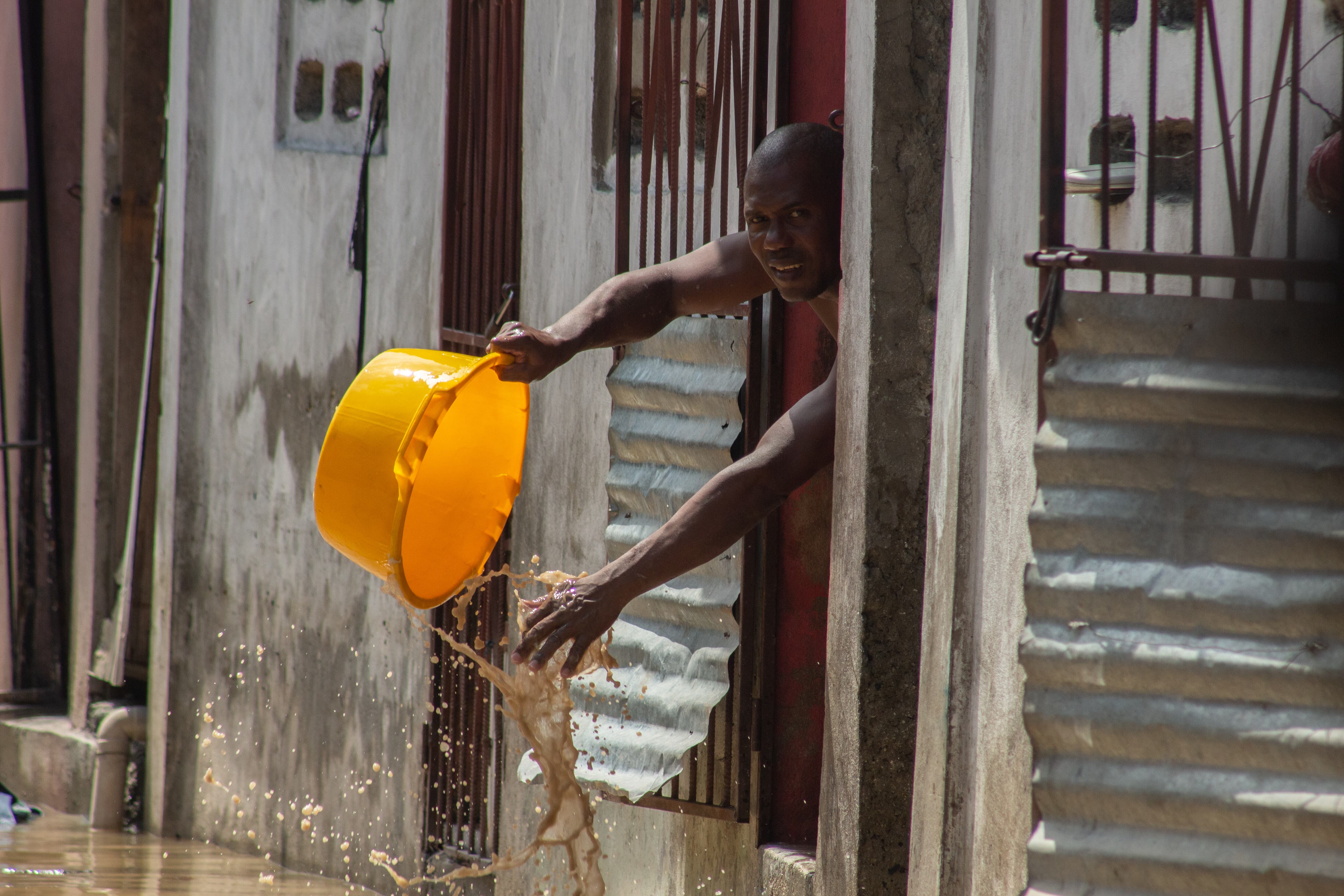 Una vista del área después de la inundación en Portail Leogane, en Puerto Príncipe, Haití, el 4 de junio de 2023.