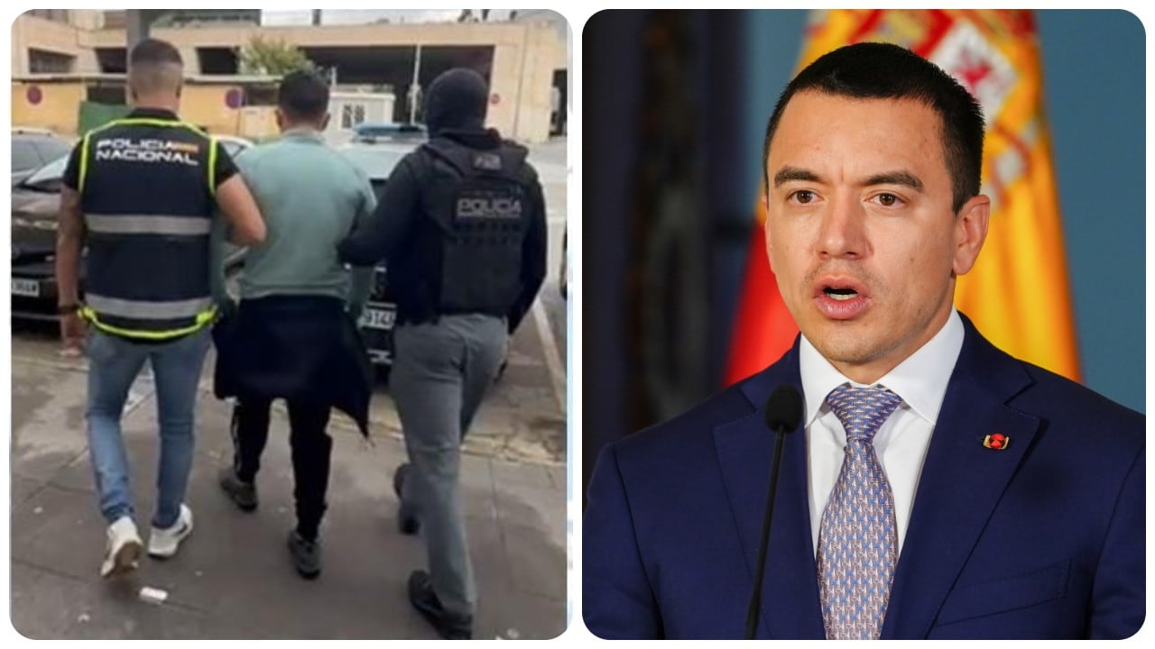 El presidente Daniel Noboa anunció la captura de Wilmer Chavarría Barré, alias Pipo.