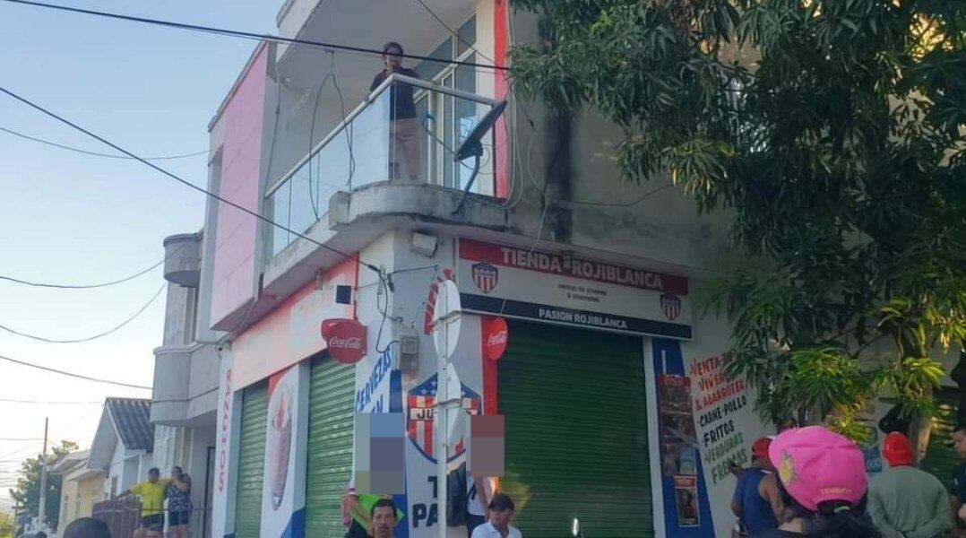 Esta es la tienda del comerciante donde fue asesinado cuando apenas estaba abriendo