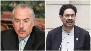 Expresidente Andrés Pastrana y senador Iván Cepeda, respectivamente.
