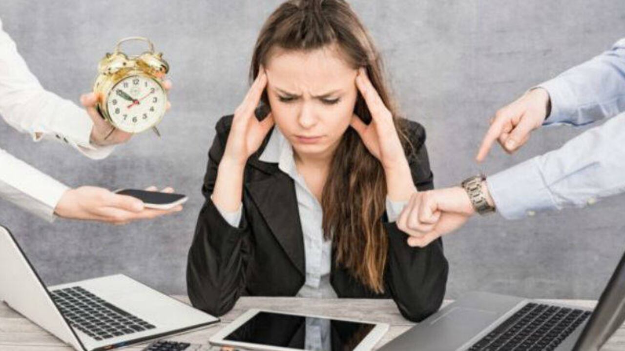 El síndrome de Burnout o del 'trabajador quemado'.