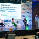 María Juliana Ruiz, Primera Dama; Lina Arbeláez, Directora del ICBF; Carolina Salgado, Consejera Presidencial para la Niñez y la Adolescencia.