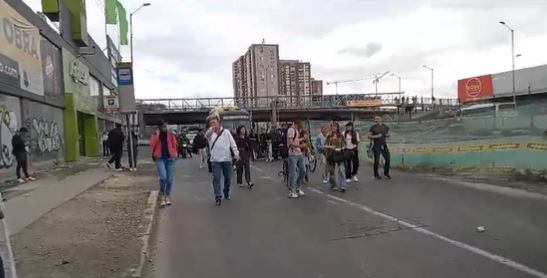 Protestas en Bogotá