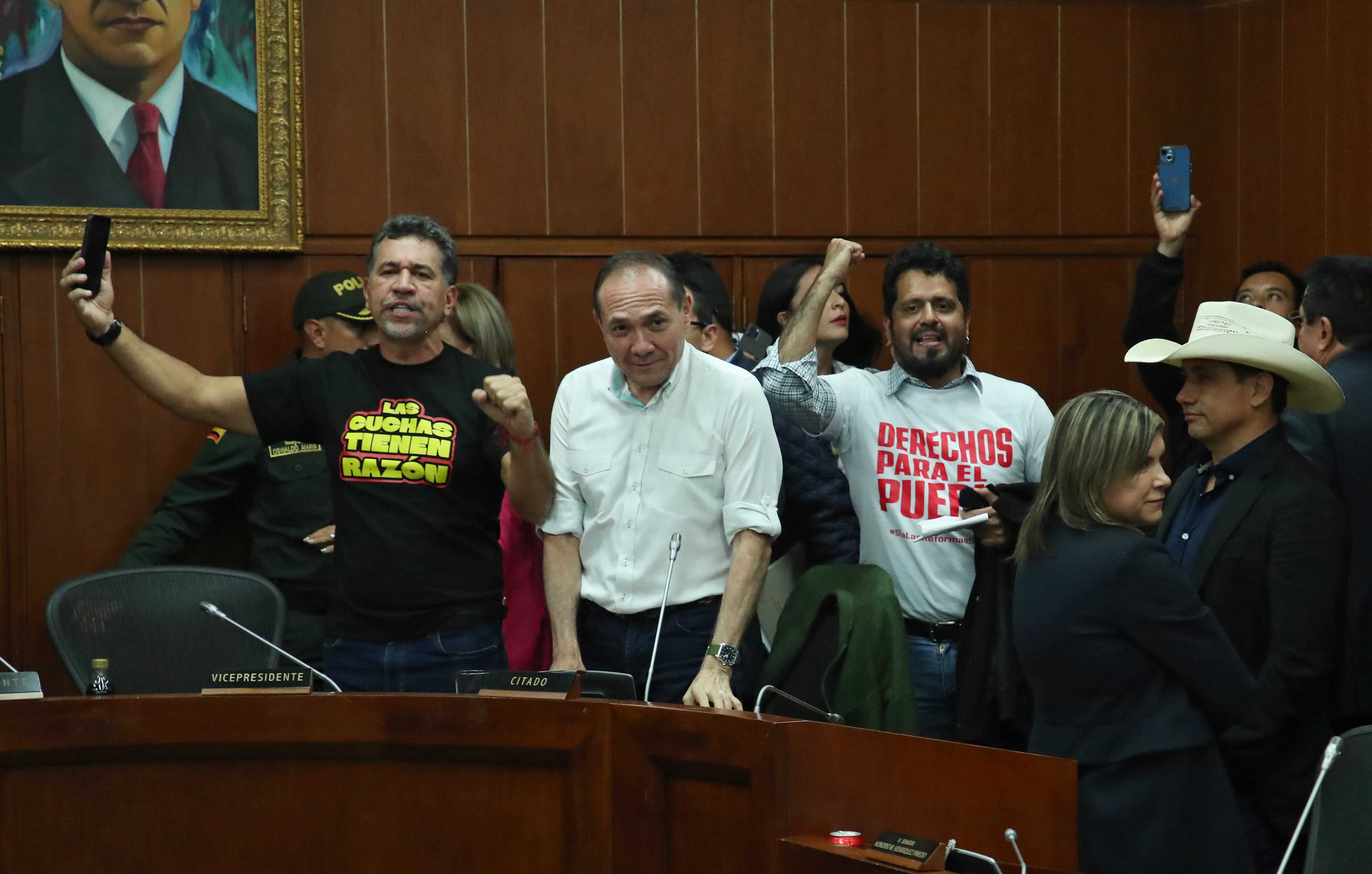 Antonio Sanguino Páez ministro de trabajo Comisión Séptima del Senado hundió la reforma laboral en tercer debate
Bogota marzo 18 del 2025
Foto Guillermo Torres Reina - SEMANA