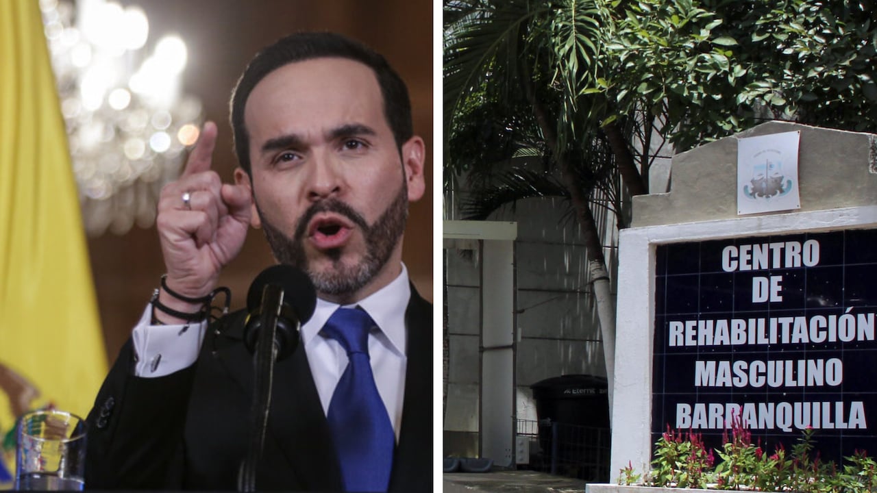 Carcel El Bosque de Barranquilla y Presidente Abelardo De La Espriella / Montaje SEMANA