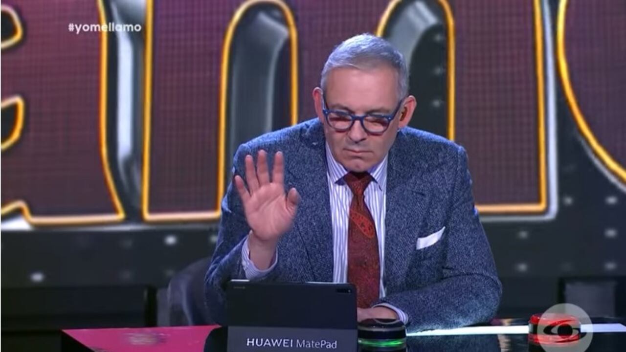 El jurado argentino se mostró molesto por comentario de Carlos Calero.