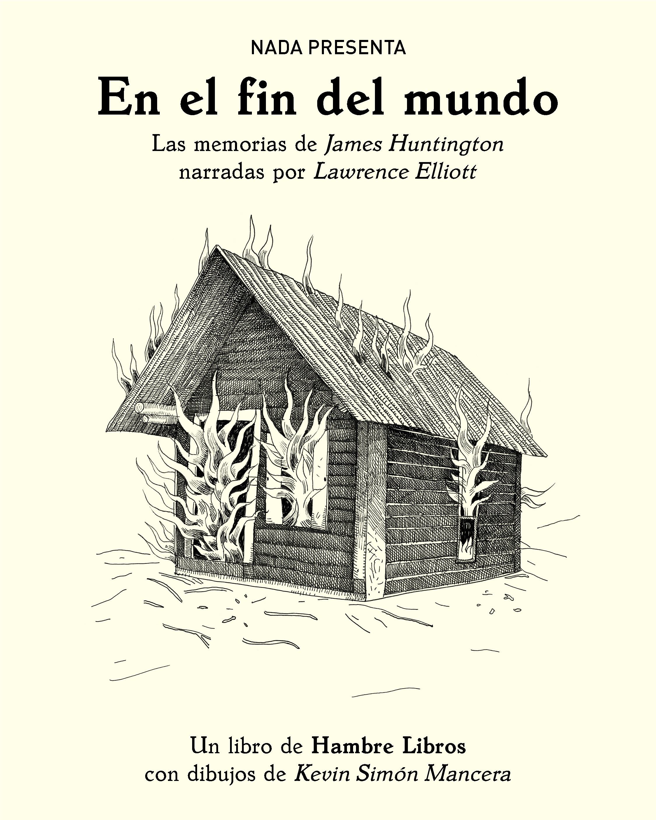 Uno de los dibujos que Kevin Mancera realizó para el libro “En el fin del mundo”, publicado por primera vez en español y editado por Hambre Libros. Cortesía de la galería Nueveochenta.