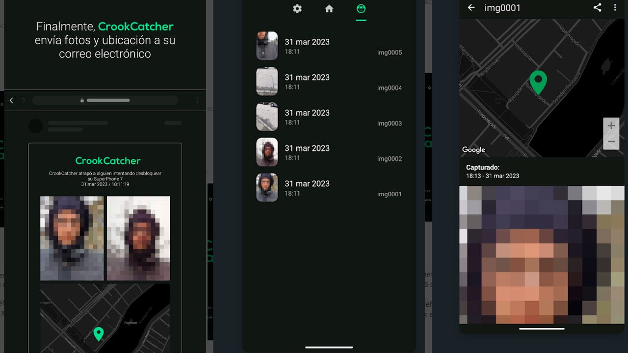 Esta app podrá poner evidencia a las quienes intentan desbloquear el teléfono del usuario.