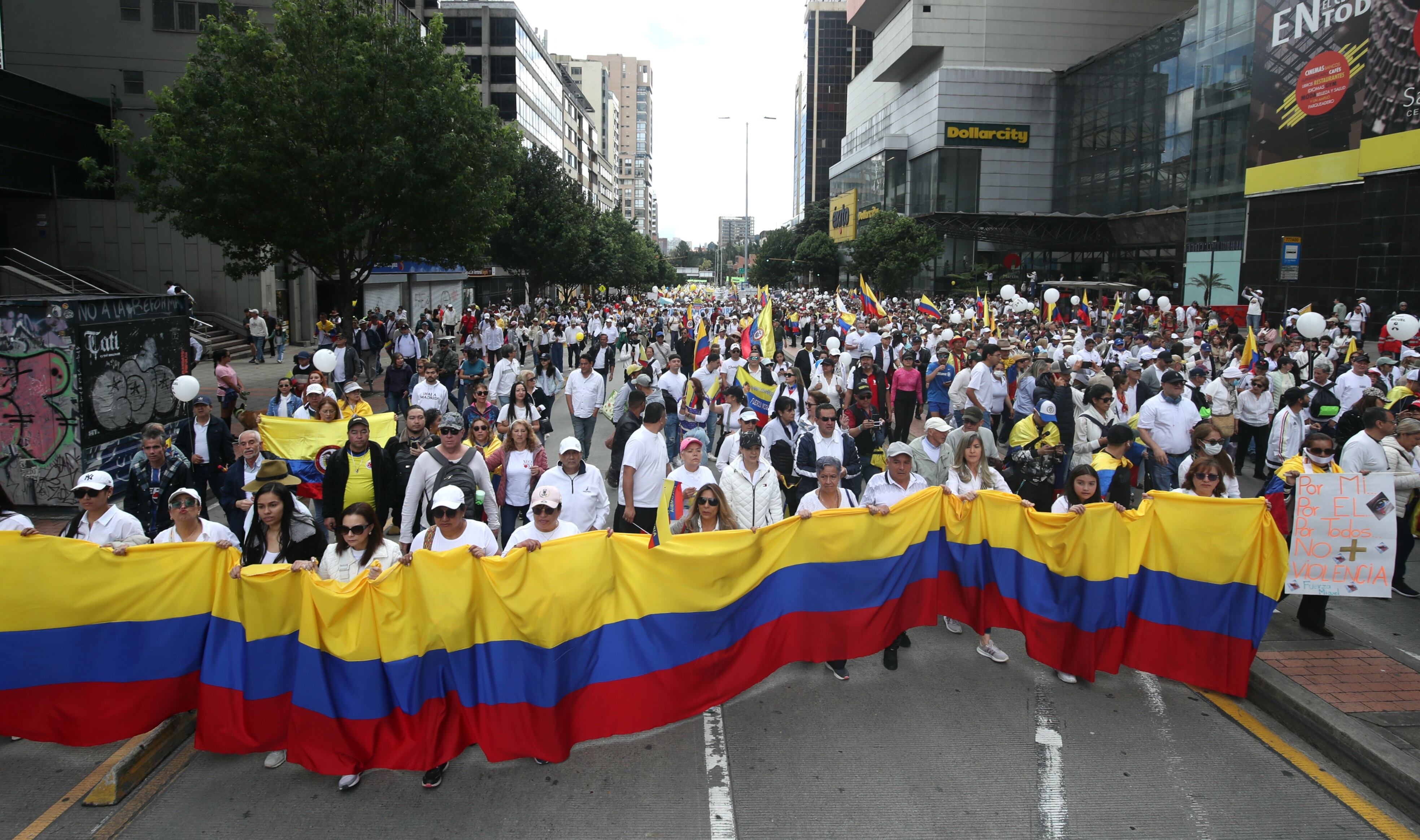 Marcha del silencio en Colombia