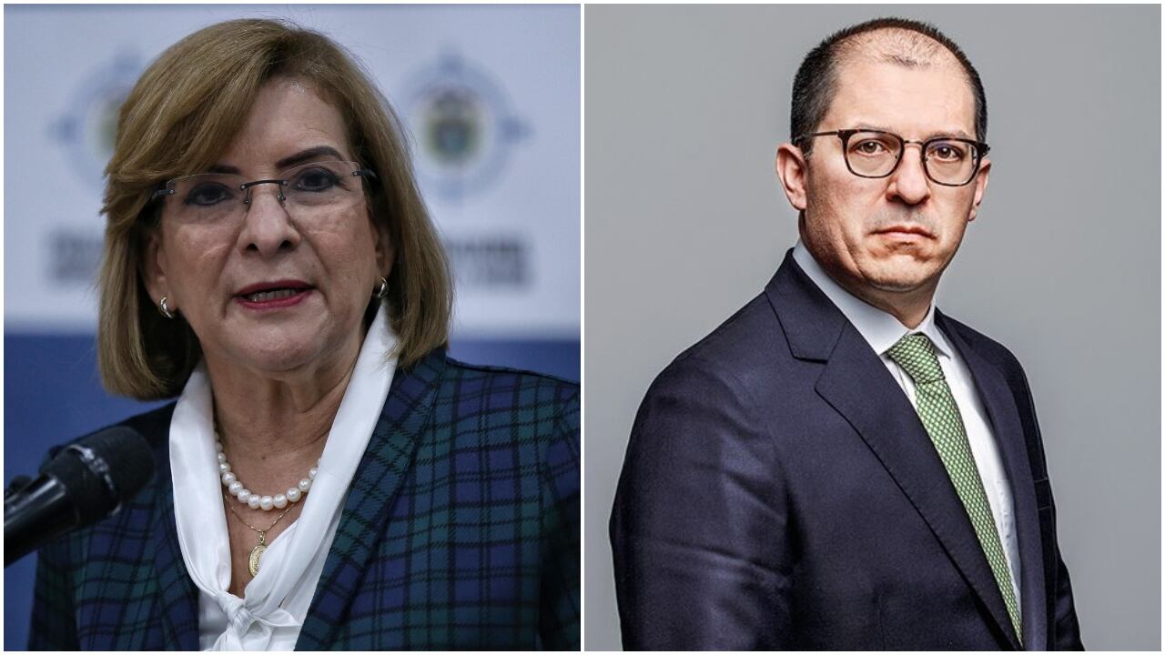 Margarita Cabello, procuradora general, y el Francisco Barbosa, fiscal general