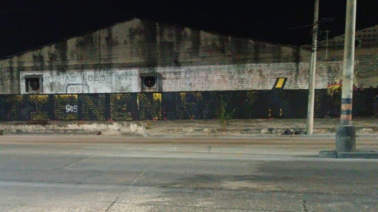 Mural borrado en Barranquilla.