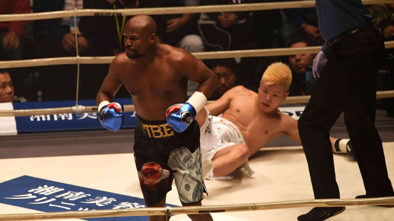 ‘Money‘ Mayweather había dado a entender en sus redes sociales que se iba a ganar los 9 millones de dólares de la pelea.