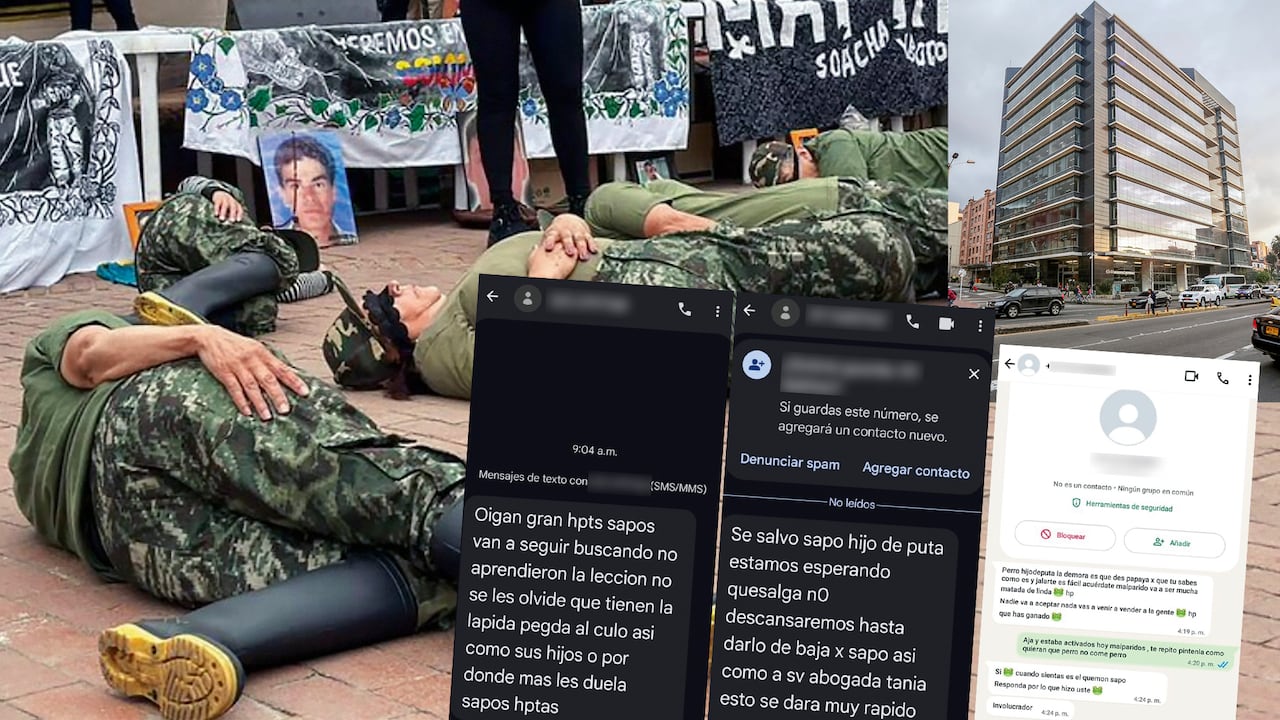 Performance sobre asesinatos y desapariciones forzadas presentados como bajas en combate por agentes del Estado.