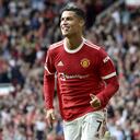 Cristiano Ronaldo en su debut con Manchester United