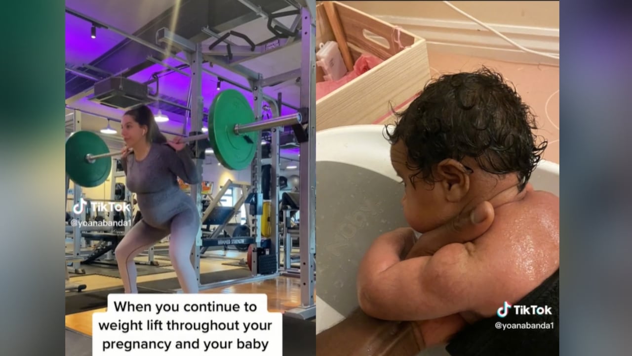 El pequeño fue la sensación en redes sociales luego de mostrar sus grandes brazos.