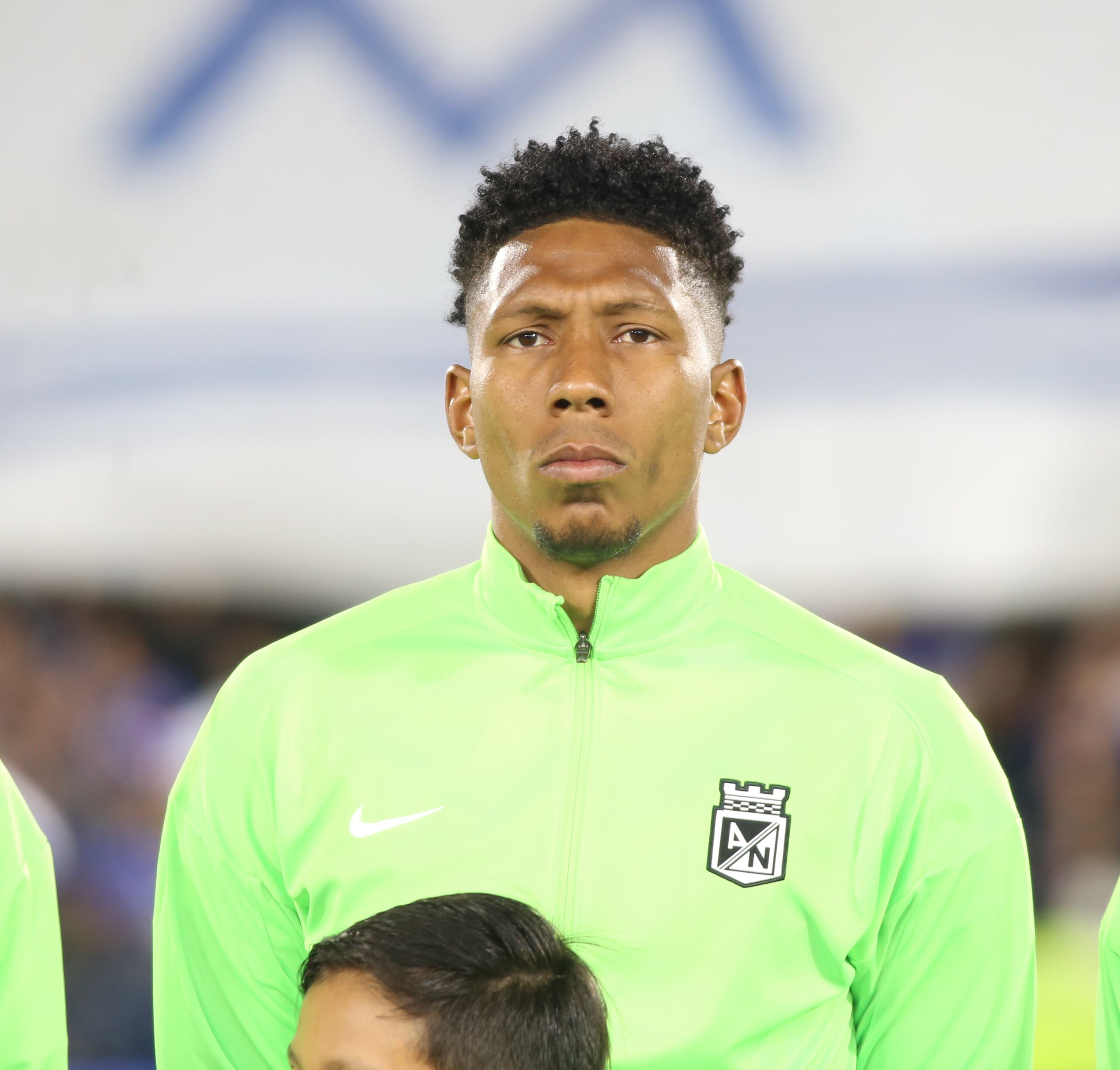 Joan Castro of Atletico Nacional plays in game 2 of group B, quadrangular semifinals, as part of the BetPlay DIMAYOR I 2025 League at the Nemesio Camacho El Campin Stadium in Bogota, Colombia. (Photo by Daniel Garzon Herazo/NurPhoto via Getty Images)