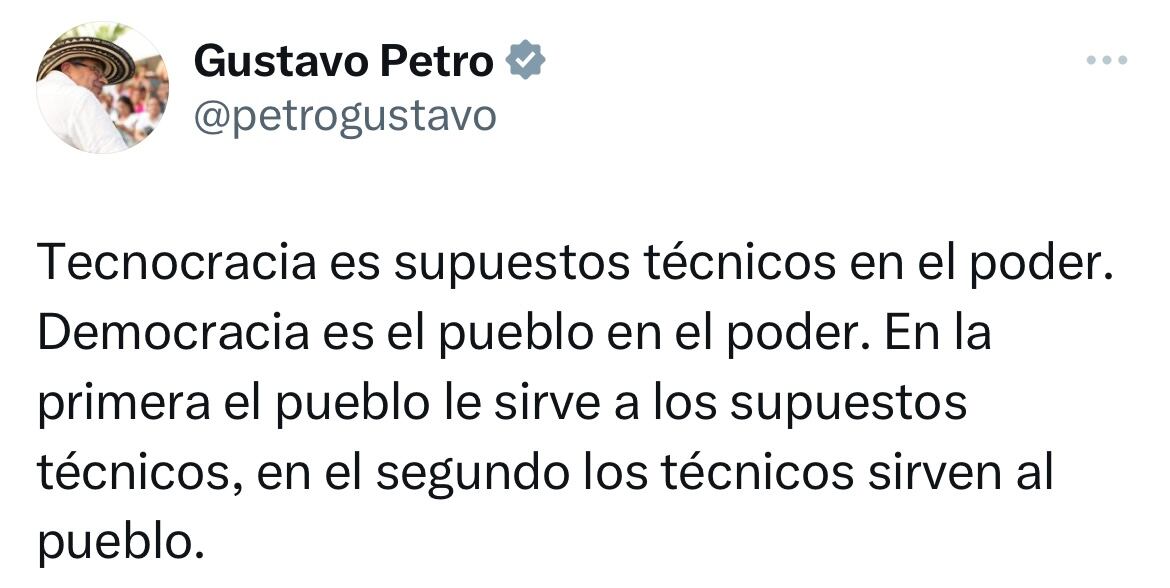 Mensaje presidente Gustavo Petro