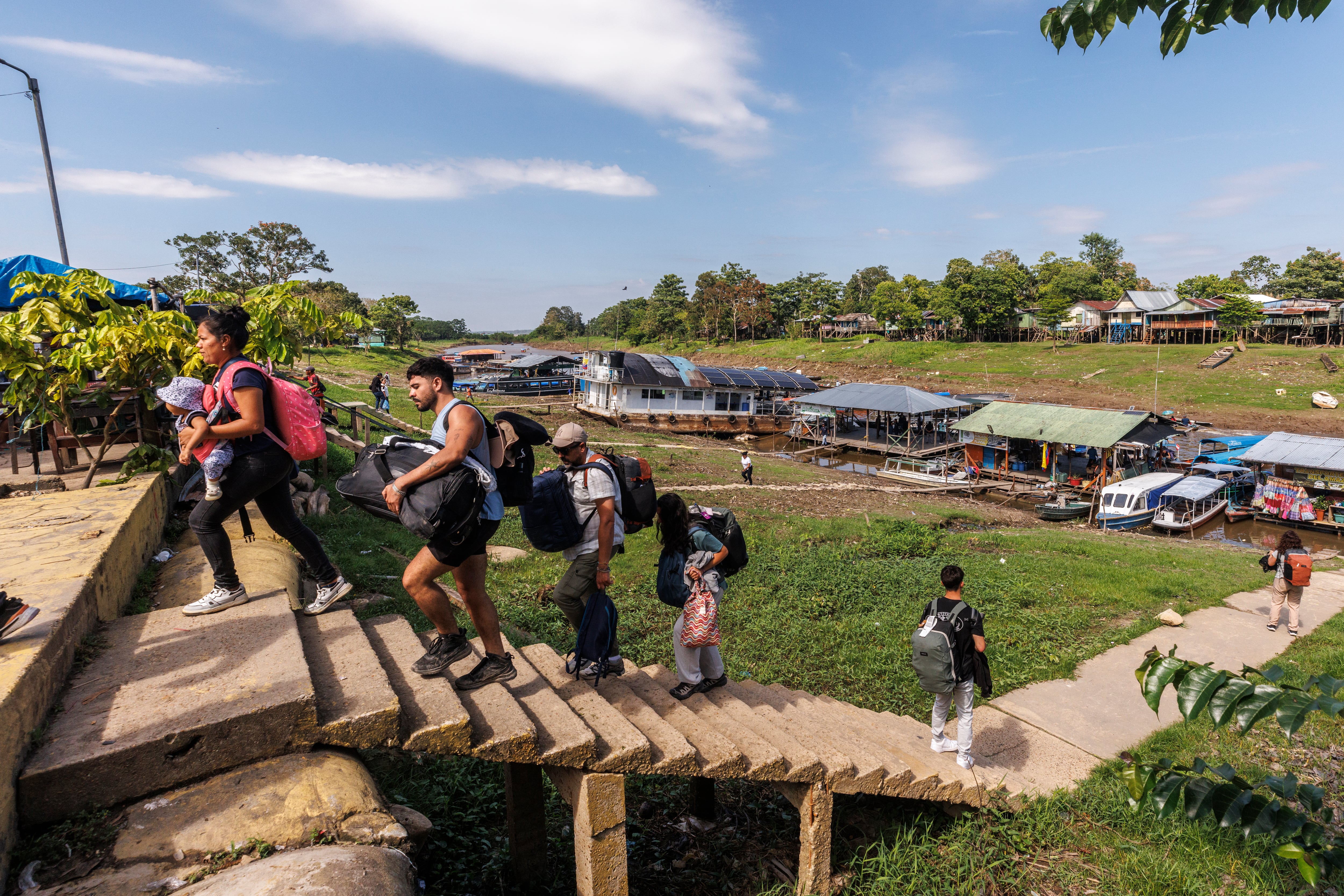 Muelle de Leticia.
Leticia-Amazonas.
Agosto 11 de 2025.
Foto: Juan Carlos Sierra-Revista Semana.