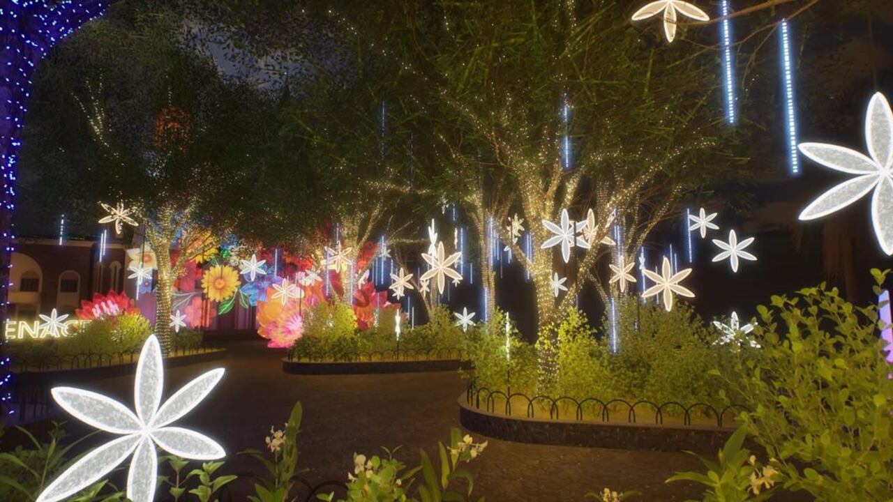 Alumbrados navideños en Bello, Antioquia 2025