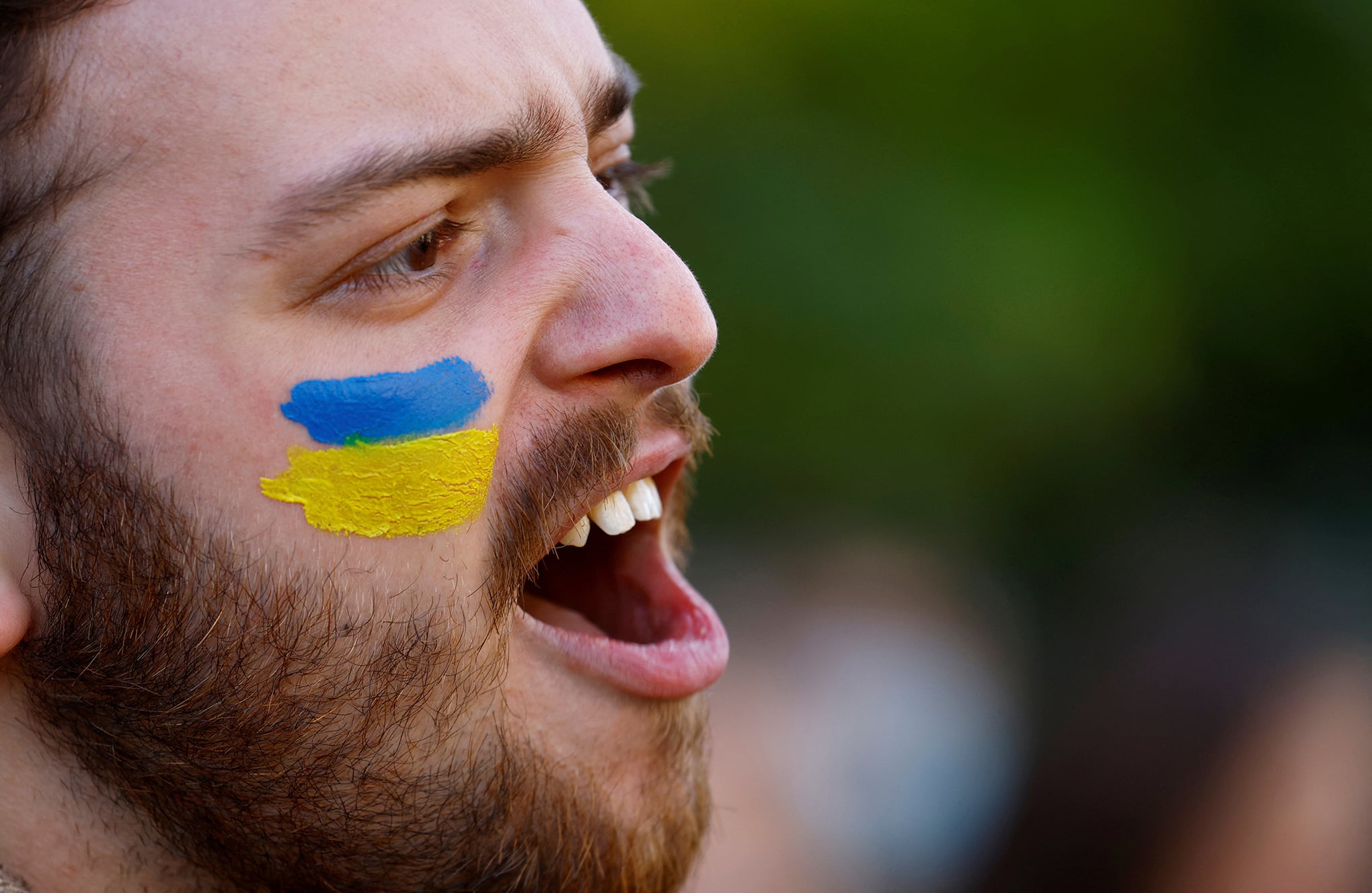 El mundo protesta contra la invasión rusa de Ucrania.