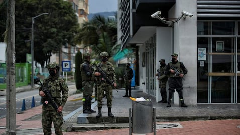 Paro nacional Militares en Bogotá
