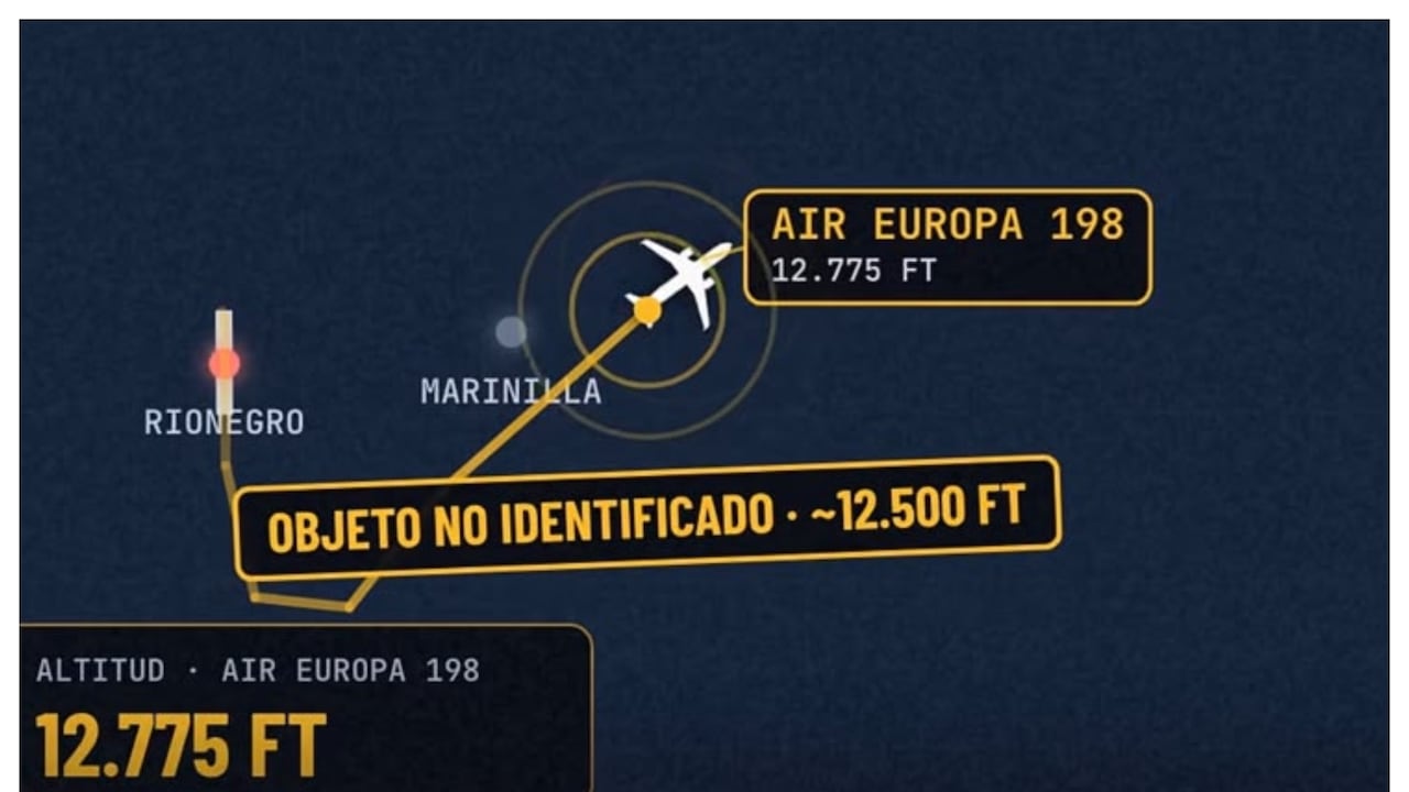 Dron sobrevoló el aeropuerto José María Córdova de Rionegro, cerca de Medellín, y obligó a suspender operaciones temporalmente..