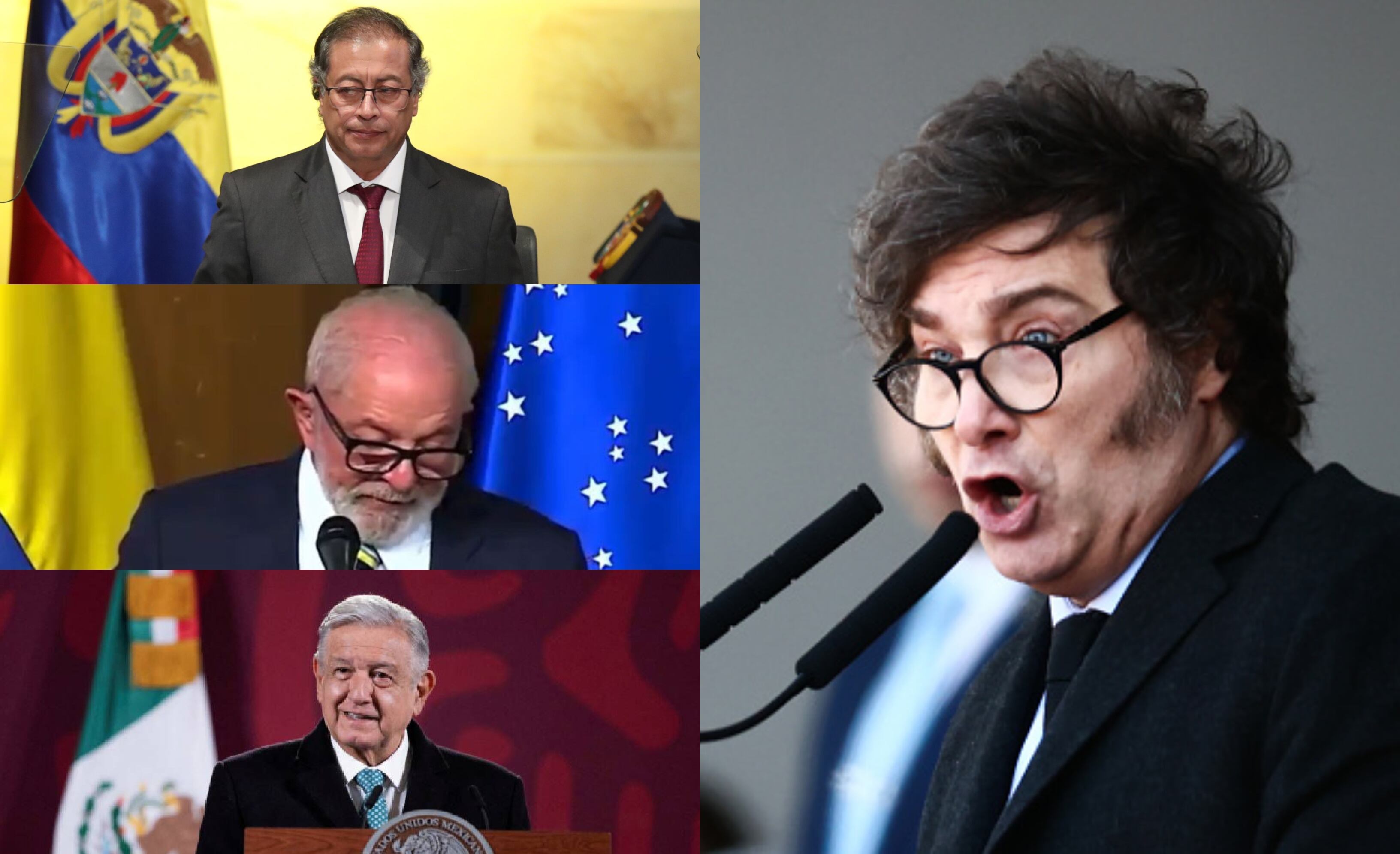 Javier Milei ha insistido en que Petro, Lula y Amlo son "cómplices" del fraude electoral en Venezuela.