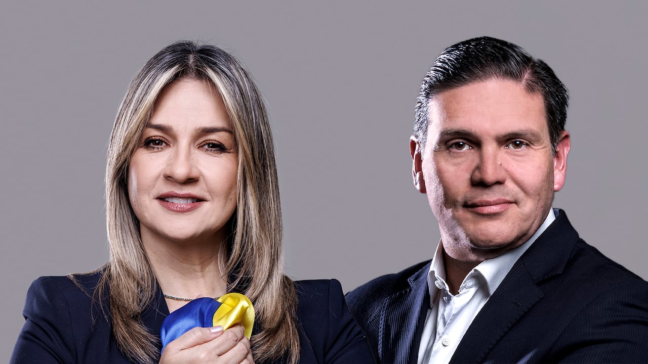 Vicky Dávila y Juan Carlos Pinzón