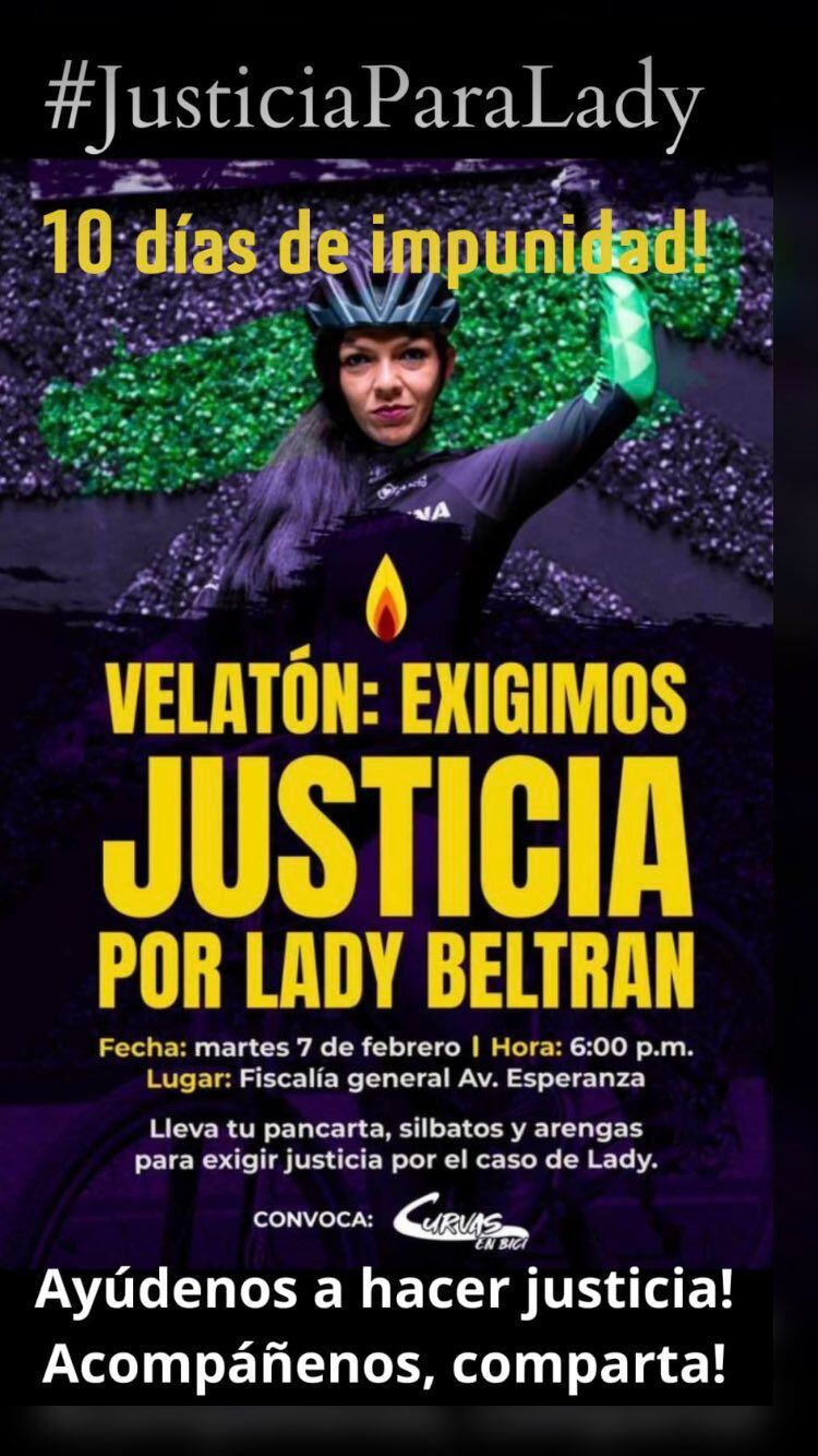 Plantón en Bogotá por muerte de ciclista