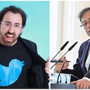 Experto digital Diego Santos y Presidente Gustavo Petro, respectivamente.