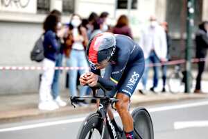 Egan Bernal en el Giro de Italia 2021.