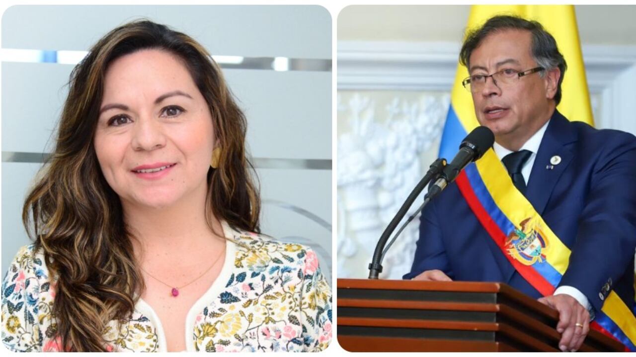 Sandra Milena Urrutia y Gustavo Petro