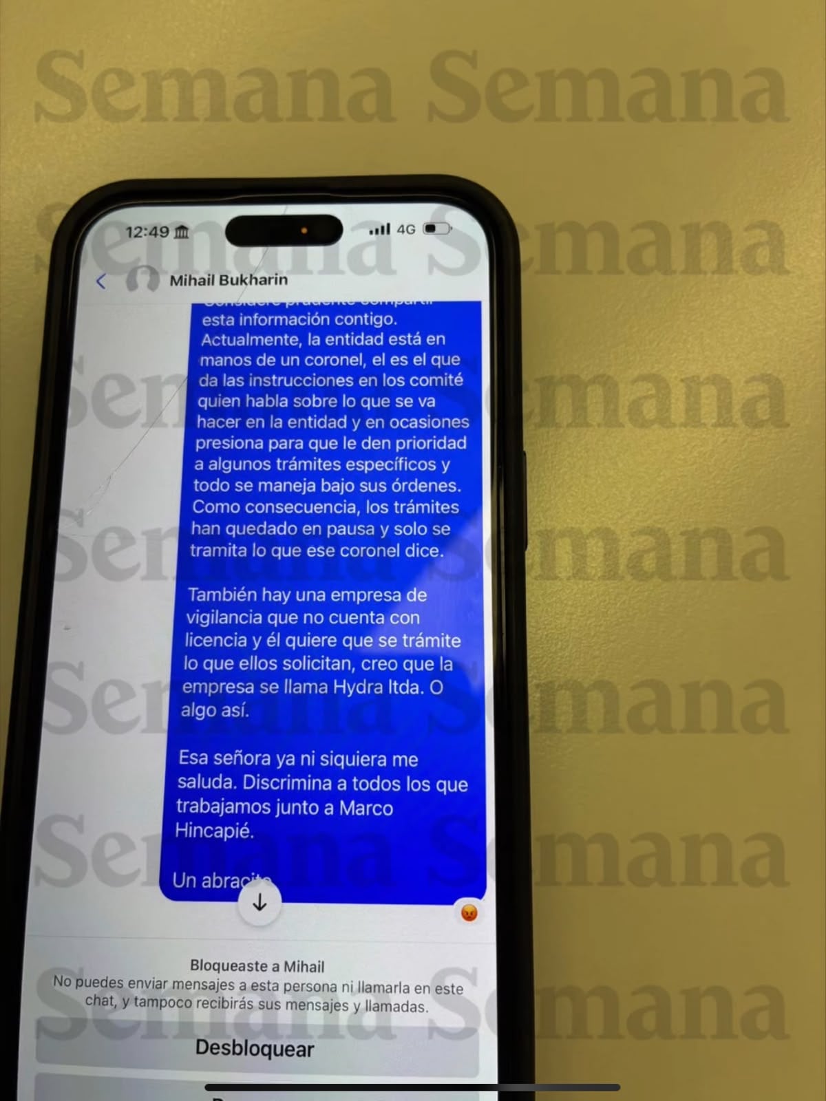 Chats Gustavo Petro y Deicy Jiménez