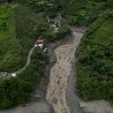 Avalancha Quetame, Cundinamarca panorámicas de la vía