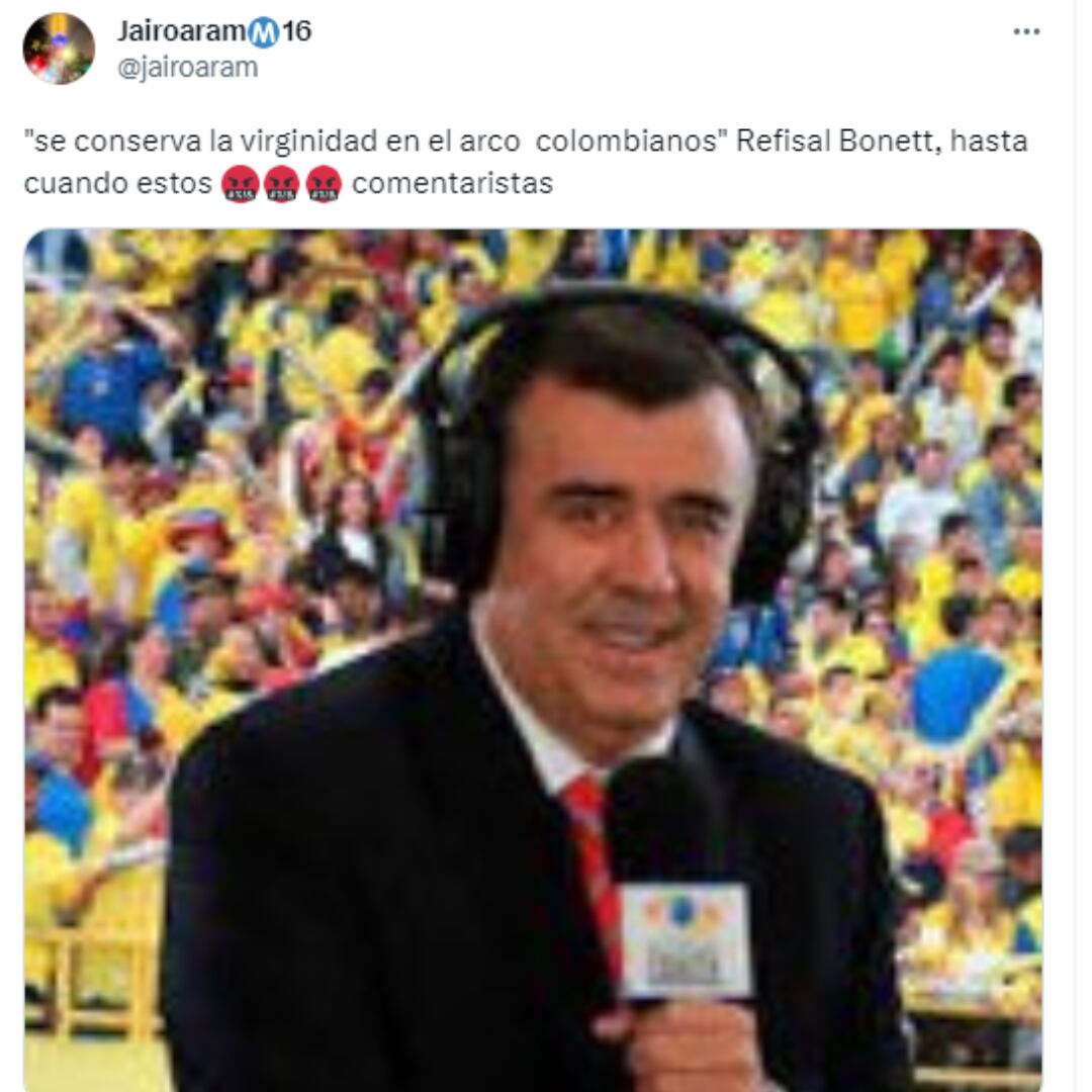 Este fue una de las críticas que recibió el periodista por su comentario.
