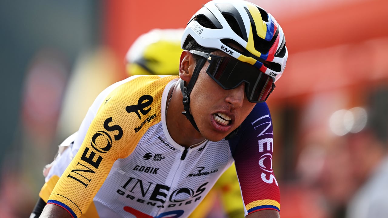 Egan Bernal, corredor colombiano al servicio de Ineos en La Vuelta a España 2025.
