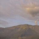 Volcán Nevado del Ruiz en la mañana de este martes 25 de abril.