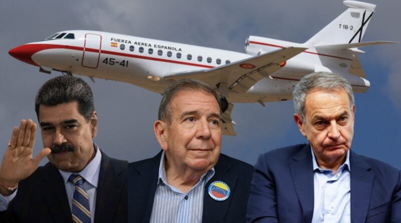 Nicolás Maduro, Edmundo González y José Luis Rodríguez Zapatero