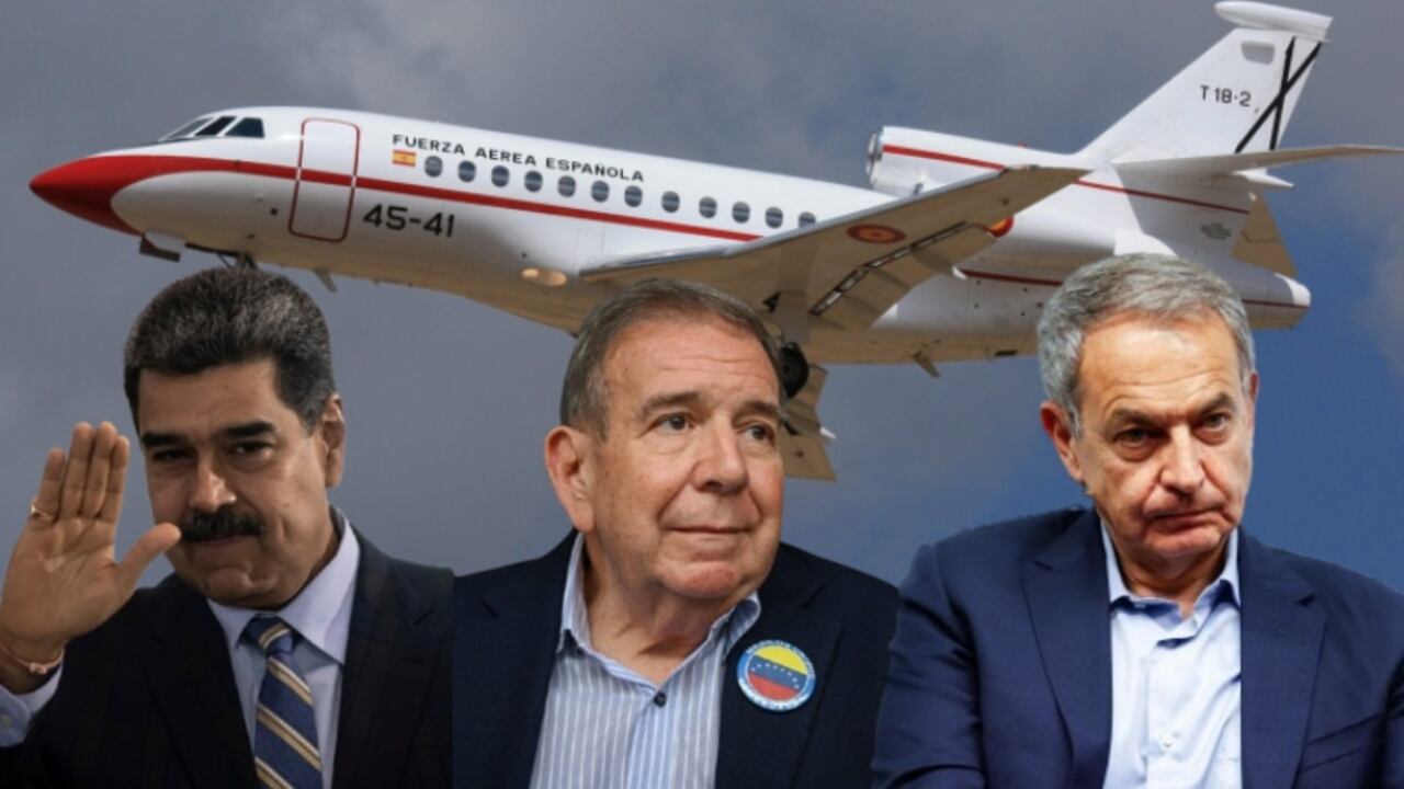 Nicolás Maduro, Edmundo González y José Luis Rodríguez Zapatero