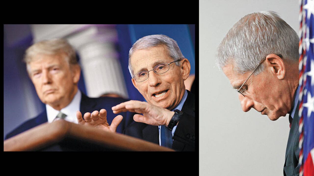 El epidemiólogo de la Casa Blanca habla con Trump con datos y evidencia científica. Por eso aún sigue en el cargo. Los seguidores del presidente, sin embargo, le montaron una cruzada para que lo despida.