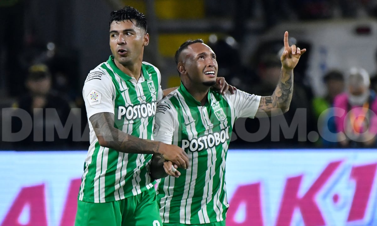 Jefferson Duque, Jarlan Barrera, Atlético Nacional. Foto: Dimayor