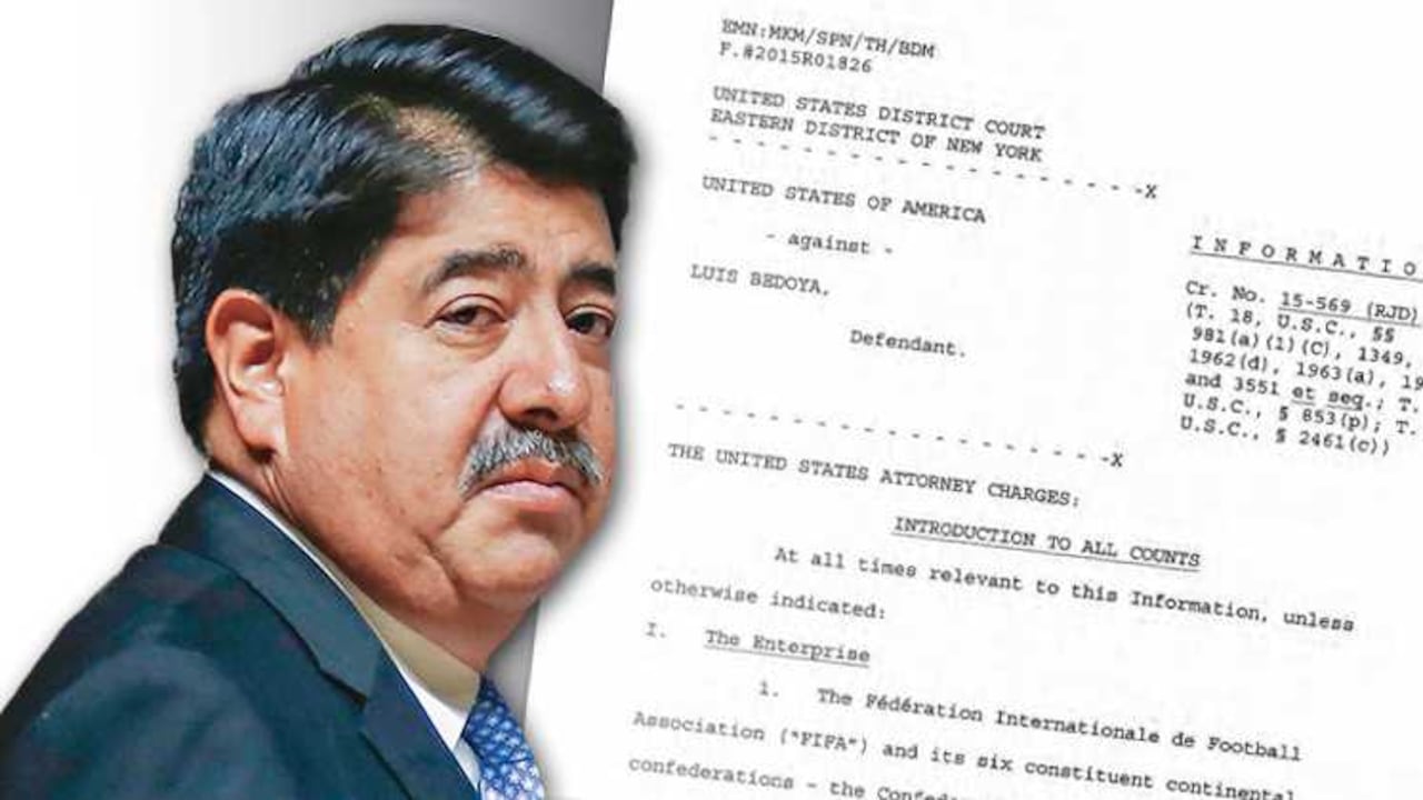 Luis Bedoya tendrá que entregarle a la justicia estadounidense todos los fondos que tenía en una cuenta bancaria en Suiza.