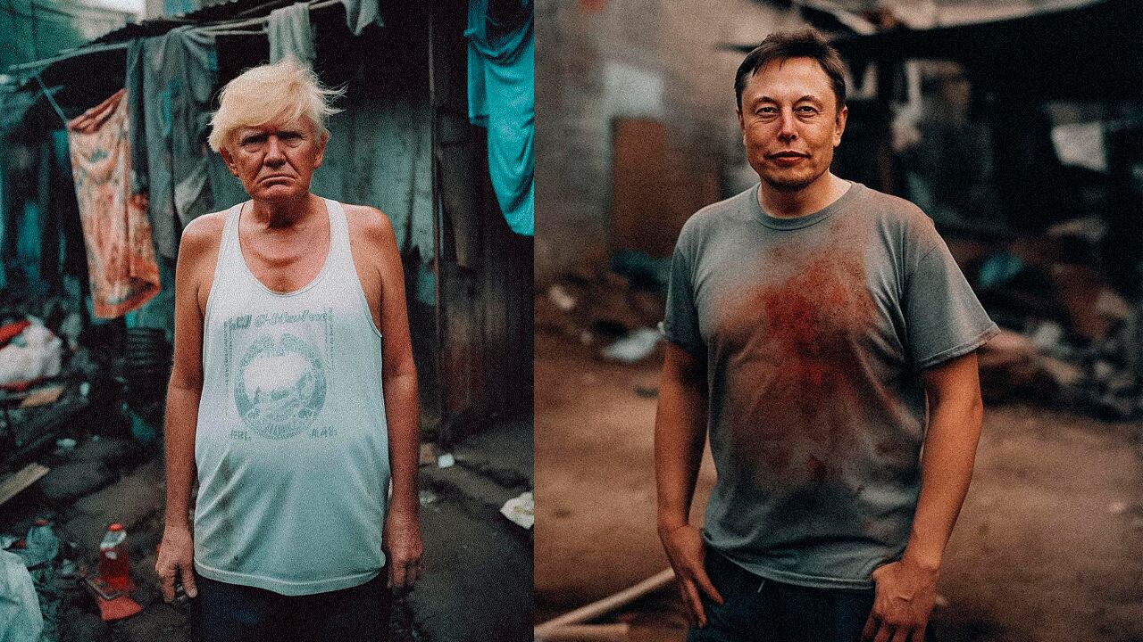 Bill Gates y Elon Musk si quedaran en la quiebra.